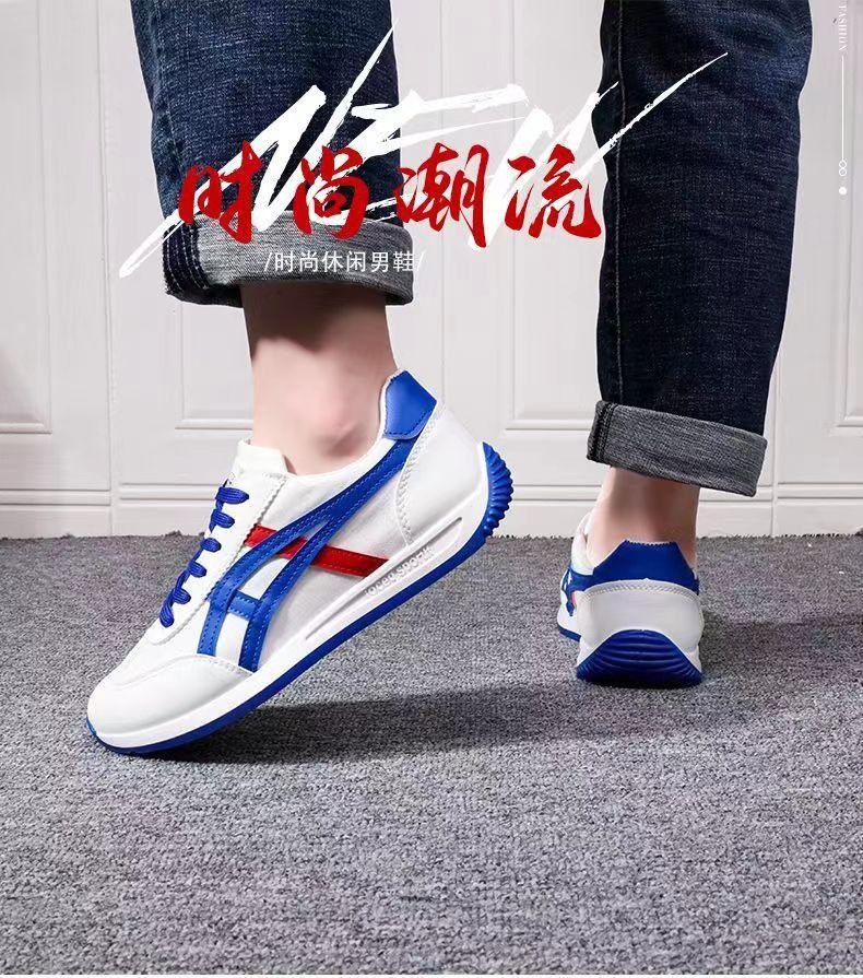 Product Introduction of Men's Shoes New Breathable Canvas Shoes Sports Casual White Shoes Student Trendy Cortez Soft Bottom Foreign Trade Fashion Shoes Runner Trainers Boy Training Running Sneakers Footwear 1