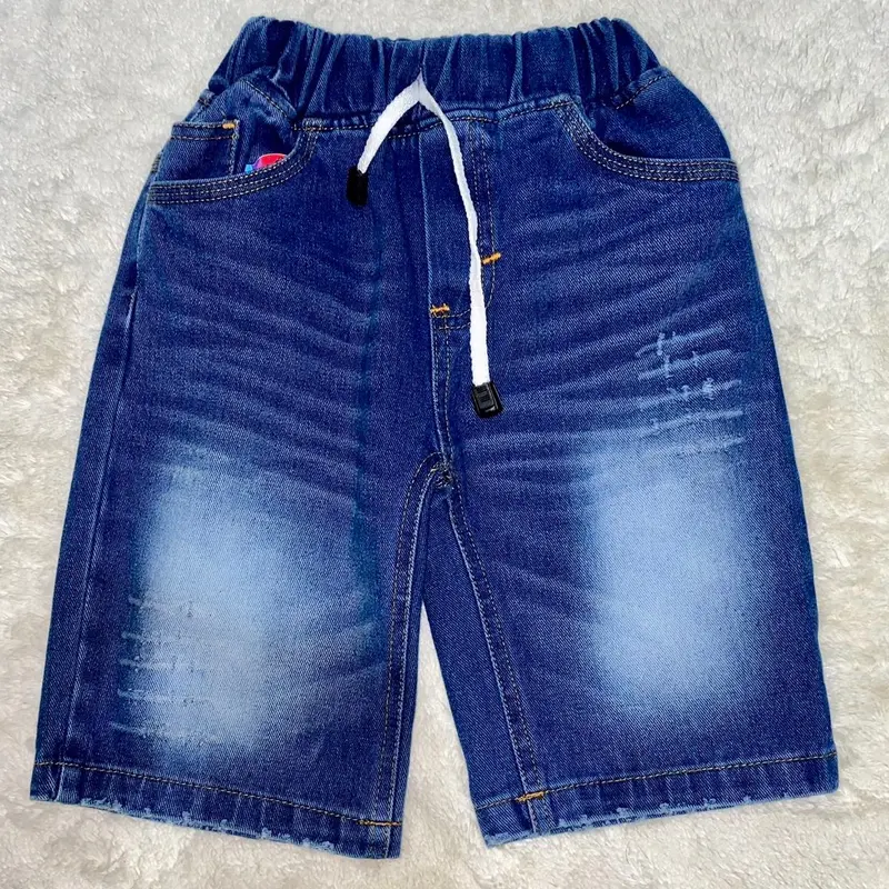 celana jeans pendek anak bio wash C&R 5-8 tahun 1