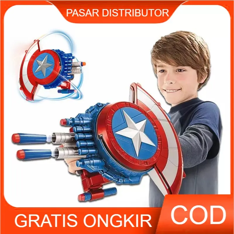 Mainan Anak TAMENG CAPTAIN AMERIKA Cannon Shield Space Battle Tameng Mainan Anak Perempuan - Mainan Anak Laki Laki 0