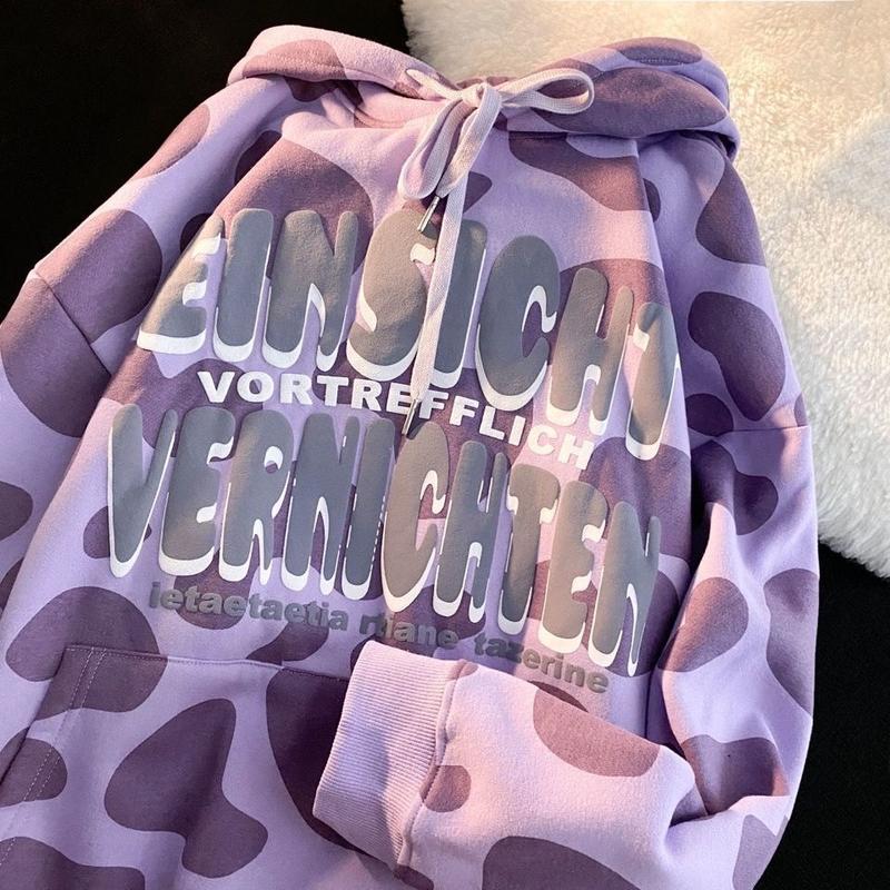 Áo hoodie bò sữa retro cá tính unisex (HQCCC ) 1