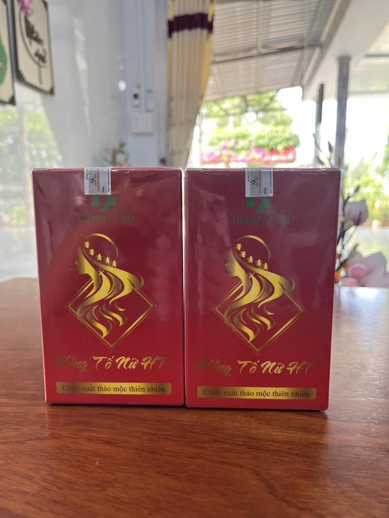 Product Introduction of Combo 2 Hộp Viên Uống Hồng Tố Nữ Điều Kinh , Nội Tiết Màu Đỏ ( Tặng 1 Hộp Vitamin E Đỏ ) 2