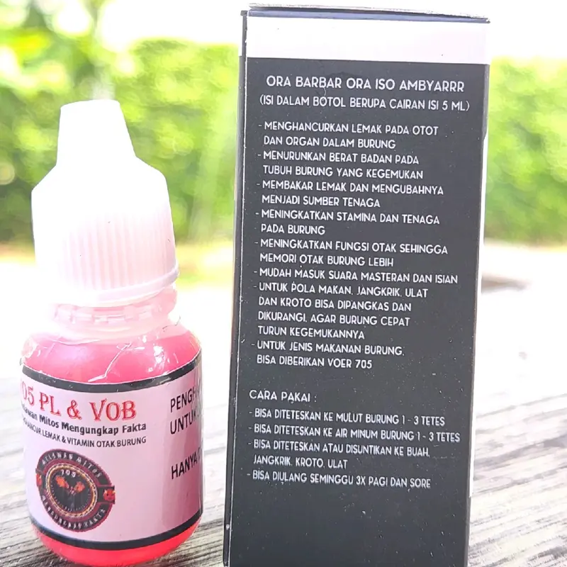 705 PL & VOB PENGHANCUR LEMAK DAN VITAMIN OTAK BURUNG 1