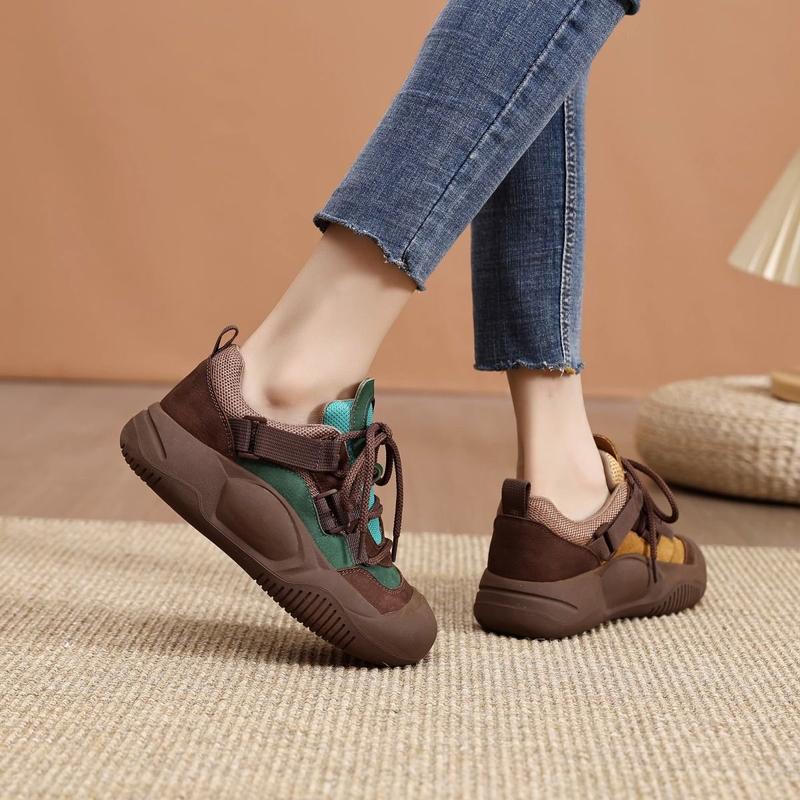 Product Introduction of Dad Shoes, Yuechen, Bộ Sưu Tập Mùa Lò Xo Và Mùa Thu Mới, Dành Cho Nữ, Phổ Biến INS, Dễ Phối Đồ, Thoáng Khí, Đế Mềm, Giày Thể Thao Thường Ngày, Có Sẵn Năm 2025, Bán Chạy Cửa Hàng 9