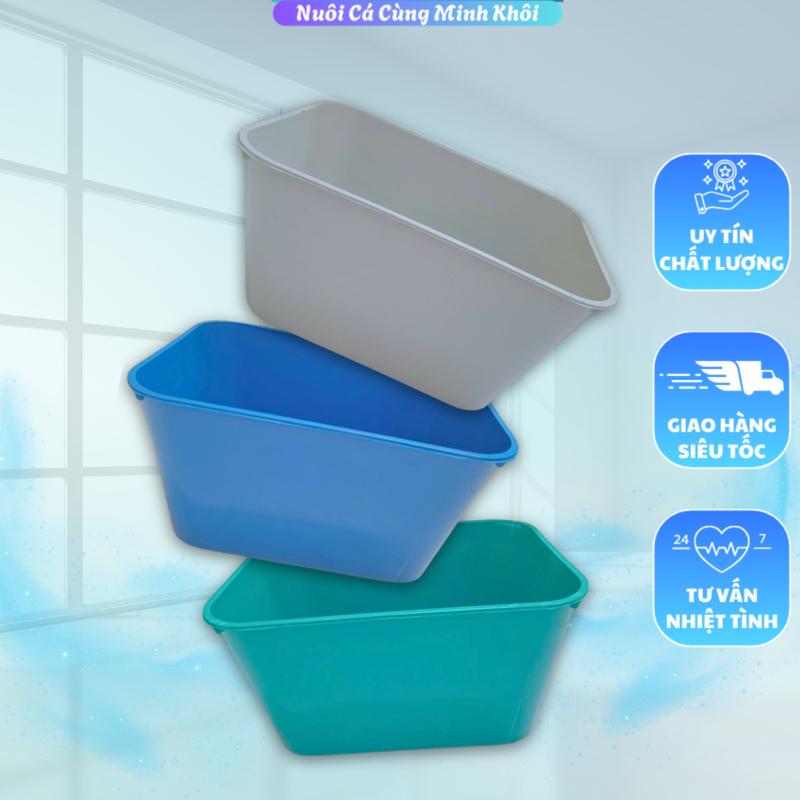 Khay 7lit nuôi cá, trồng rau, chứa đồ dùng 30x23x17