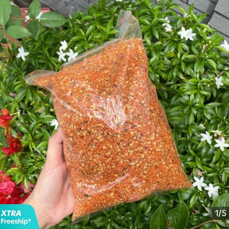 1kg bột ớt khô. Dùng để nấu sate hoặc pha chế gia vị tẩm ướp
