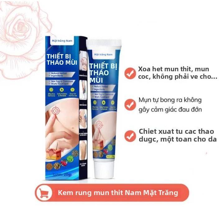Kem Rụng Mụn Thịt Dư South Moon Cao Cấp 20g gel  chấm  mụn  mờ  thâm 1