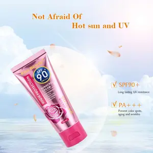 KISS BEAUTY Sunscreen SPF90 PA+++ Sunblock Intensive Anti-UV Sun Cream Waterproof Anti Aging Tabir Surya Perisai Pemutih Pelembab Perlindungan Tinggi Isolation sunscreen facial refreshing UV protection outdoor sunscreen Wajah Sunblock Badan ANTI PENUAIAN