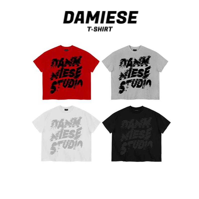   XẢ HÀNG  ÁO THUN BOXY BOLD TEE RED COTTON 260GSM - DAMIESE 