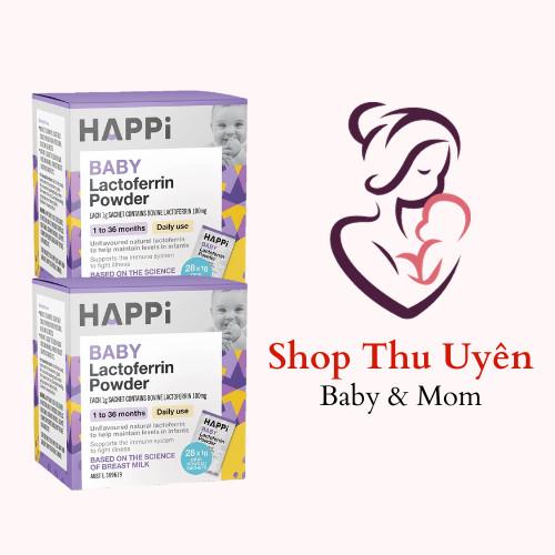 TPBS HAPPi BABY Lactoferrin Powder Úc Hộp 28 Gói 1g Tăng Đề Kháng