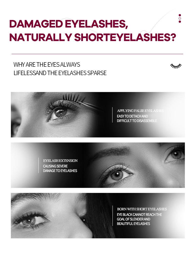 Product Introduction of 3D styling mascara, waterproof, smudge-proof and sweat-proof, black long and curling eyelashes 1