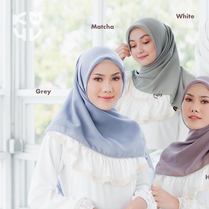 Koyu  Hijab  Segiempat  Potton  Lace  Part 1 2