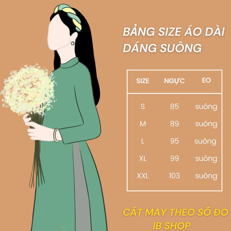Product Introduction of Áo Dài Cách Tân Dáng Xuông Chất Gấm Tơ Đính nơ ( Cao Cấp ) Nữ Dress 24
