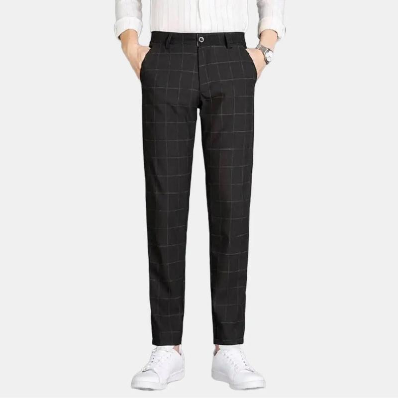 QUẦN TÂY SỌC CARO NAM CHẤT VẢI CO GIÃN NHẸ MỀM KHÔNG NHĂN CARO TDCR02 Menswear Pants