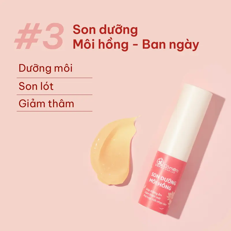 Combo Son Bóng Thuỷ Tinh Và Son Dưỡng Thiên Nhiên Môi Mềm Mịn Căng Mọng Cỏ Mềm - Quà Tặng Bạn Gái Mẹ Cô Giáo 8/3 Ý Nghĩa 1