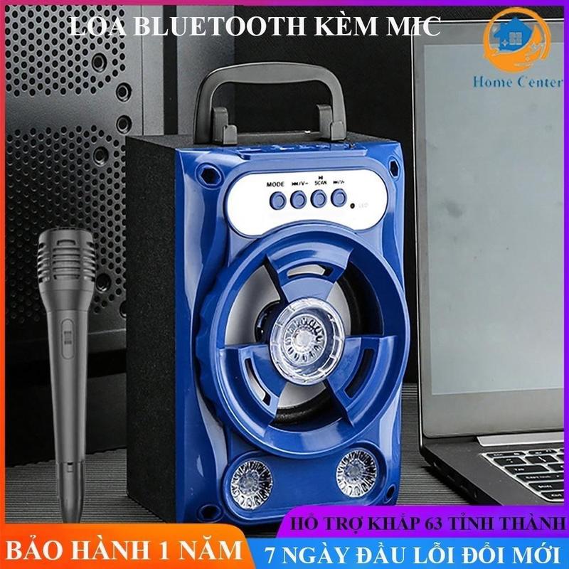 Loa bluetooth mini xách tay kèm micro kết nối không dây, âm thanh HIFI cực sống động. Bảo hành 1 năm, lỗi đổi mới 7 ngày đầu do nhà sản xuất.