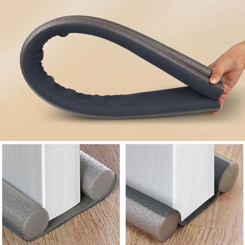 Dải niêm phong đáy cửa, dành riêng, dưới cửa, nút chặn dự thảo, chặn gió và tiếng ồn, chất bịt kín bằng bọt Acoustic, giá đỡ nút chặn cửa côn trùng 7