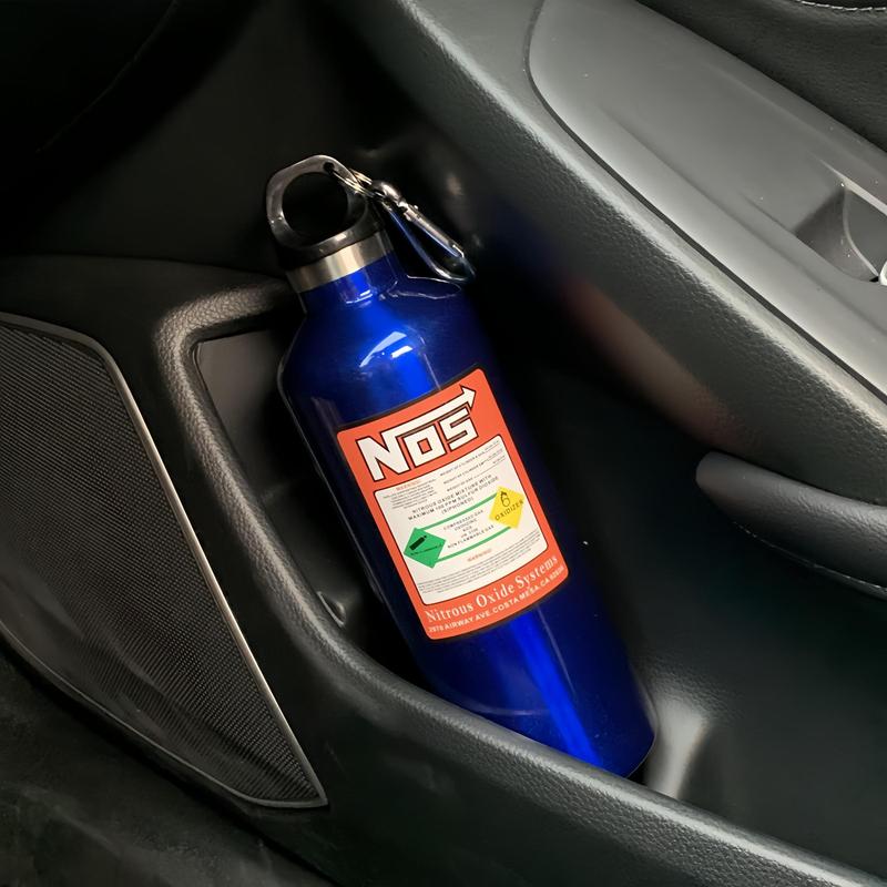 Product Introduction of Car NOS Water Bottle, 1 Count 500ML Stainless Steel Water Bottle, Car Water Cup, Car Interior Accessories for Men & Women, Tumbler, Insulated, Flask, Car Products 5