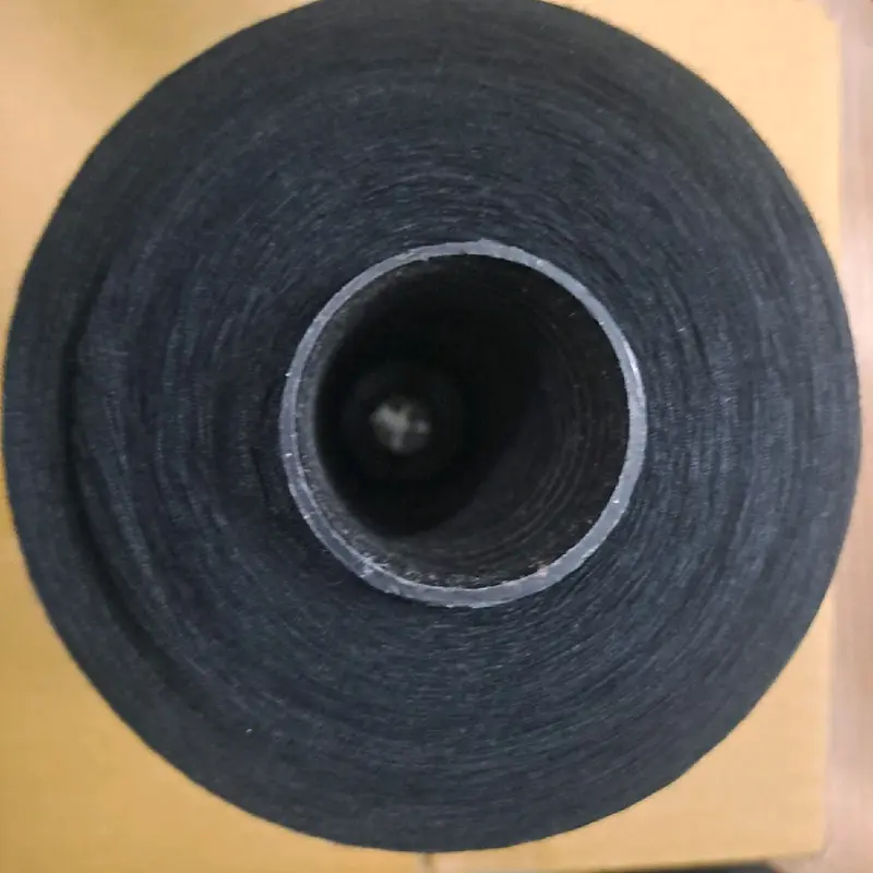 1 cuộn  chỉ đen 40/2 may quần áo đầm dạ hội váy ngắn. 0