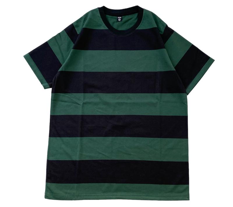 (Cotton 24s) Kaos Stripe Bahan Tebal Cotton 24s / Atasan Baju Salur Premium 1