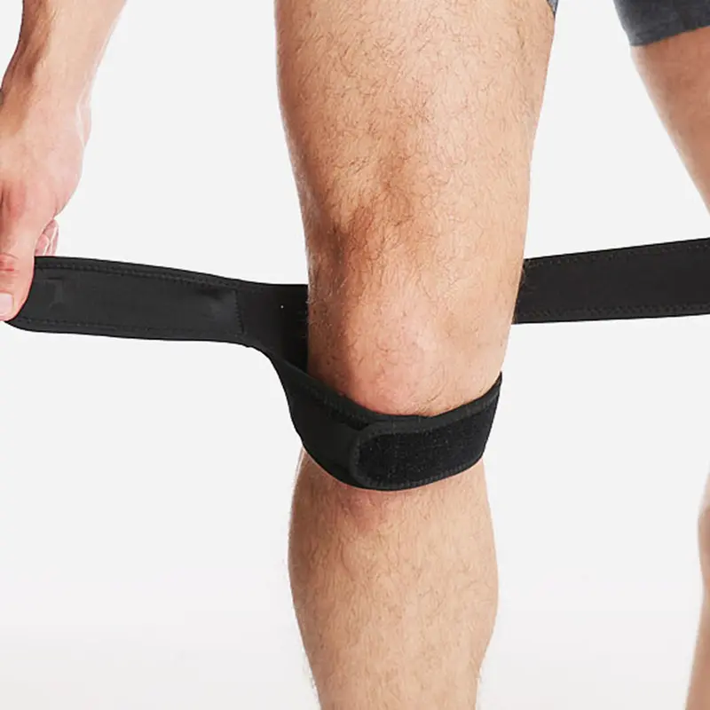 Rxzqiur-Nẹp Hỗ Trợ Đầu Gối Có Thể Điều Chỉnh, 1 Cái, Cho Thể Thao Ngoài Trời, Chạy Bộ, Bảo Vệ Chân, Đệm Xương Bánh Chè 5