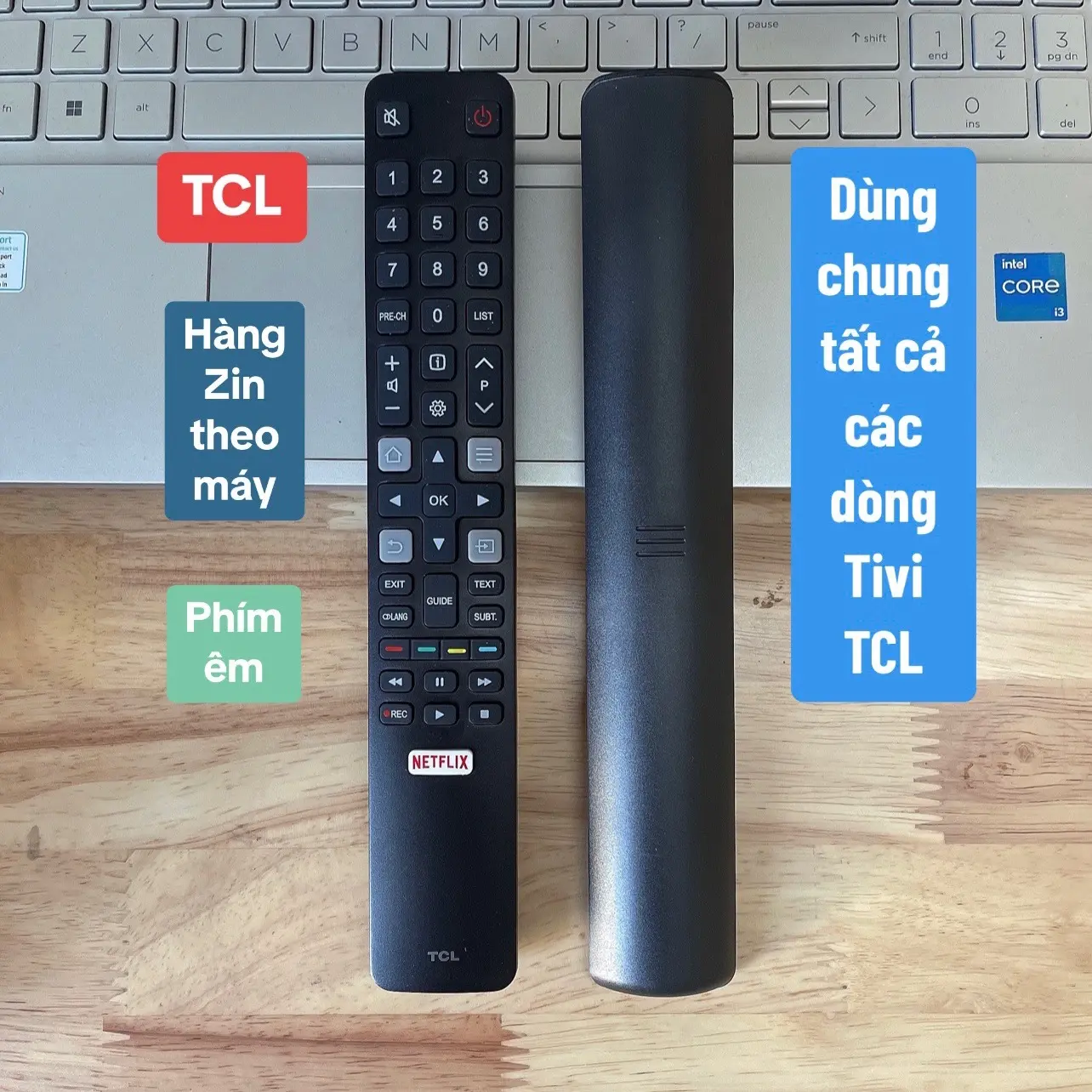 Remote điều khiển Tivi TCL hàng Zin theo máy( Dùng tất cả Tivi TCL)