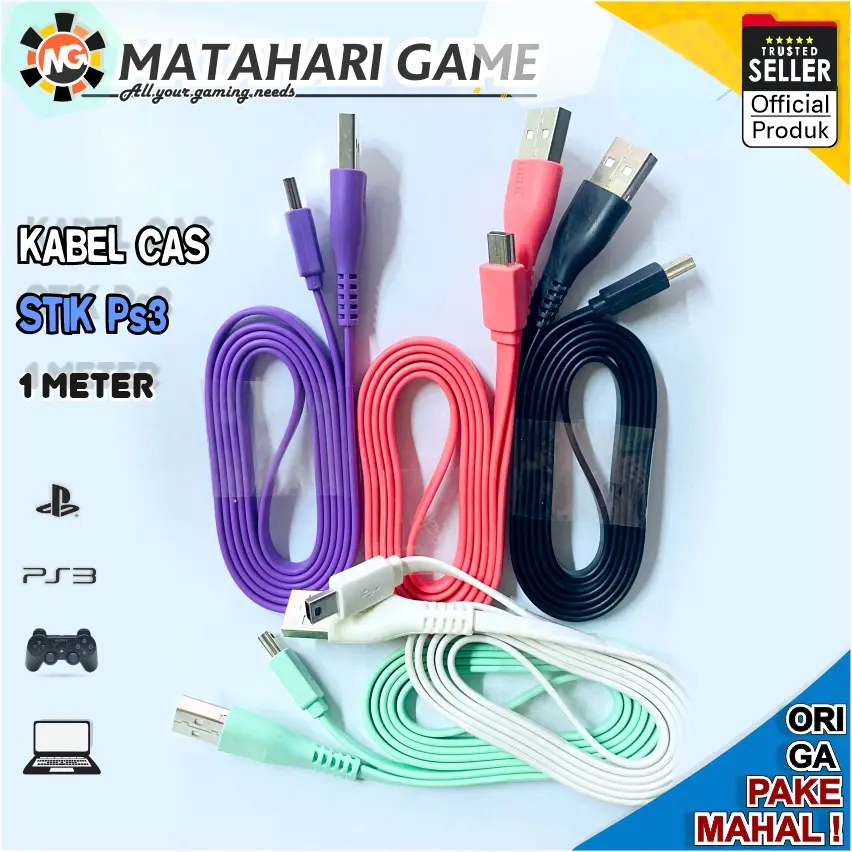 Kabel Usb Mini Charger Cas Stik Stick PS3 / PSP / MP3 / DATA