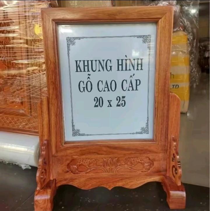 khung ảnh gỗ hương loại trơn cao cấp cung gia tiên đồ _ Decor Phòng