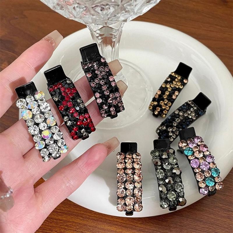 Product Introduction of BHKNHUK Sweet Colorful Hairpin Shiny Duckbill Clip Hairpin Korean Style Barrettes Bangs Clip Kids 14