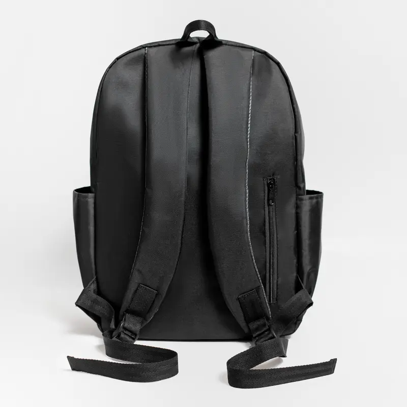 Balo Thời Trang Ulzzang Supr5 Basic Black Edition One SS1 dù chống thấm nước, Backpack Đeo Vai đi học đi chơi du lịch #2401 2