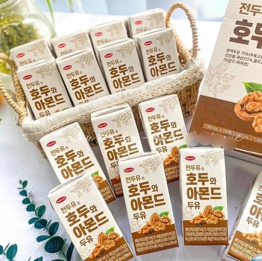 [Date 2025] Thùng sữa óc chó Hanmi 190ml x16 (bao bì mới)