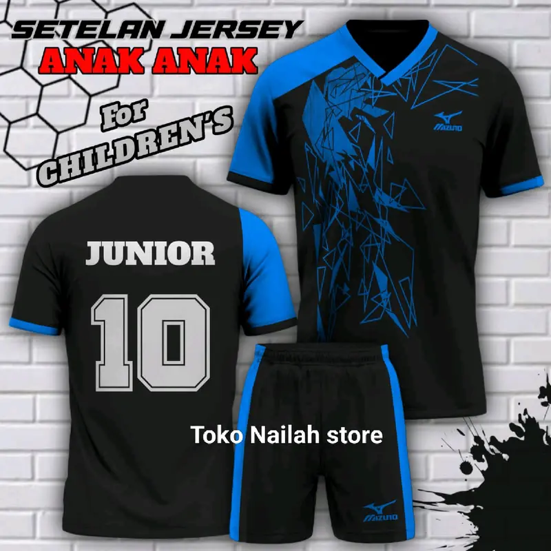 CUSTOM ANAK GRATIS SABLON NAMA NOMOR baju bola anak anak wanita pria baju bola baju futsa baju seragam terbaru baju olahraga baju bola sepak Nyaman Set 0