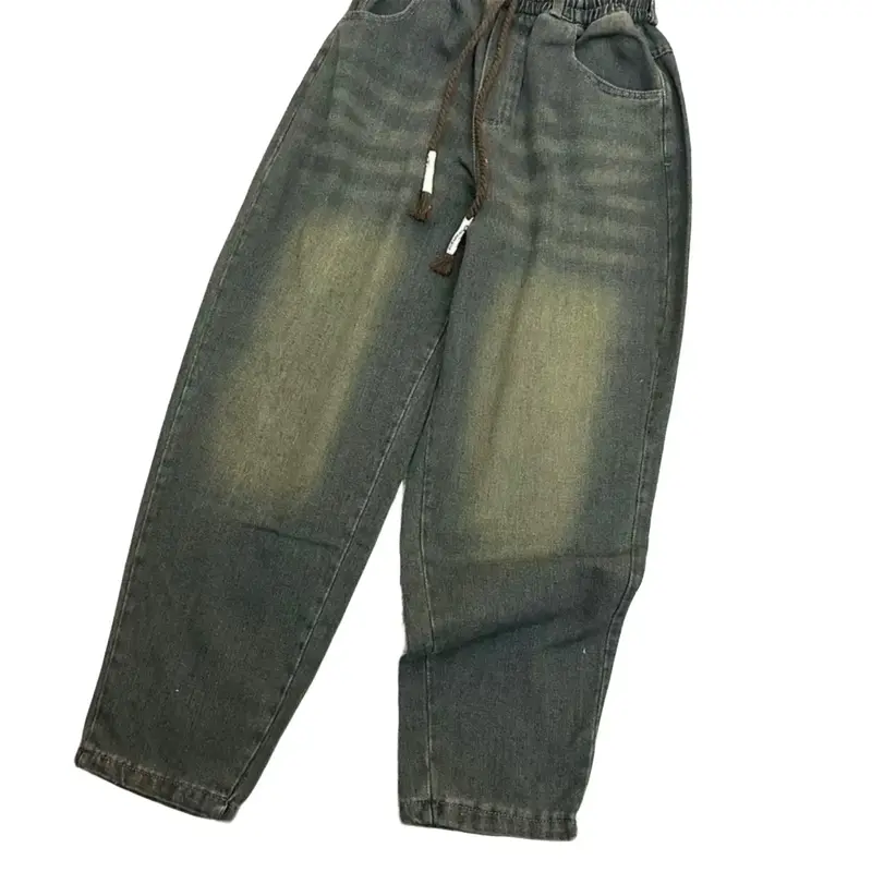 Quần Jeans Bò Nữ Dáng Beggy Thụng Chất Bò Mềm - Nữ Women 0