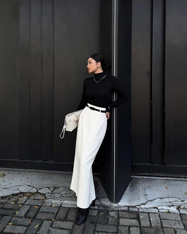 ME Design - Chân váy bút chì dáng dài, chất vải Chéo dầy 2 lớp, size SML (không kèm belt)