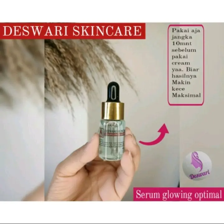Serum glowing optimal Mencerahkan Wajah Aging Pencerah Memutihkan Mengencangkan Muka 0