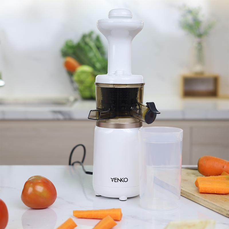 Máy ép chậm mini Venko, Xay sinh tố ép kiệt nước đến 98%, Lưới lọc 0,1mm siêu nhỏ, Công suất 150W máy  ép 9