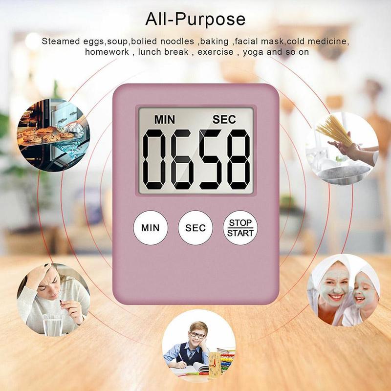 Product Introduction of Kitchen Timer Cooking Baking Digital Electronic Count-down Oven Timer Loud Up Alarm T9P0 O5A6 34