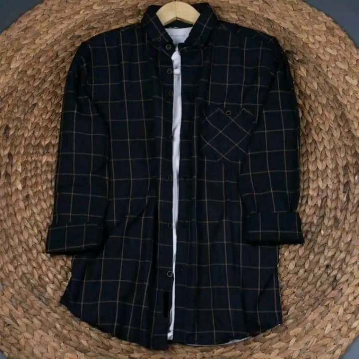 Kemeja Flanel Kotak Kotak Pria Baju Cowok Lengan Panjang Atasan Premium Terbaru Pakaian Kasual Murah Branded Casual Distro  Tebal Kain Nyaman