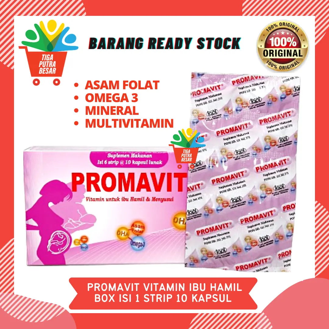PROMAVIT VITAMIN IBU HAMIL 1 STRIP ISI 10 KAPSUL