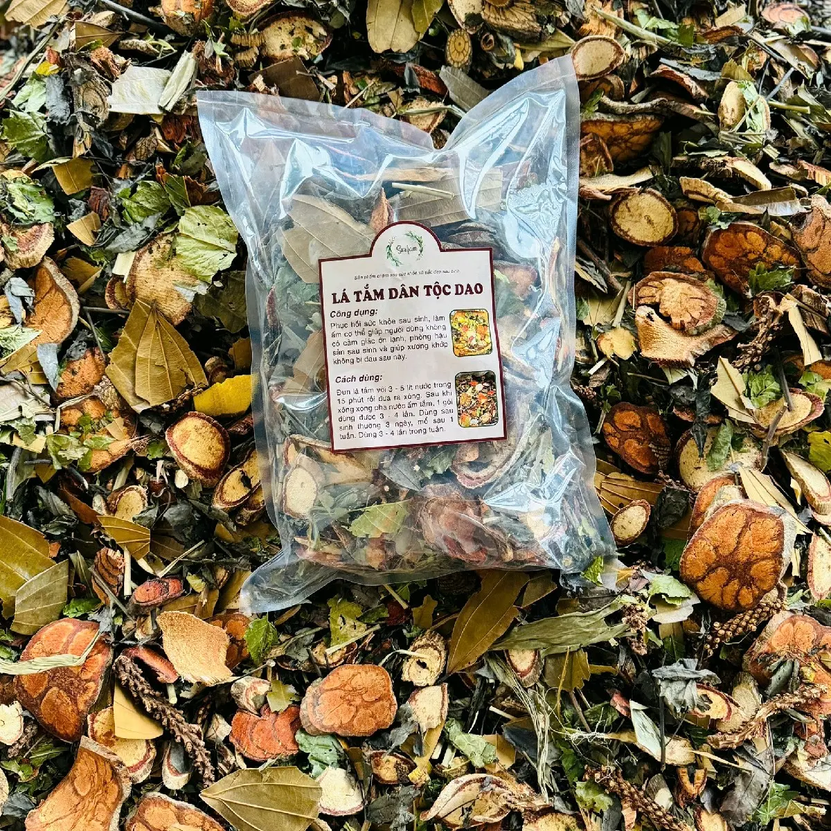 [ Đồ ở cữ] Lá tắm dân tộc Dao Đỏ (1kg)