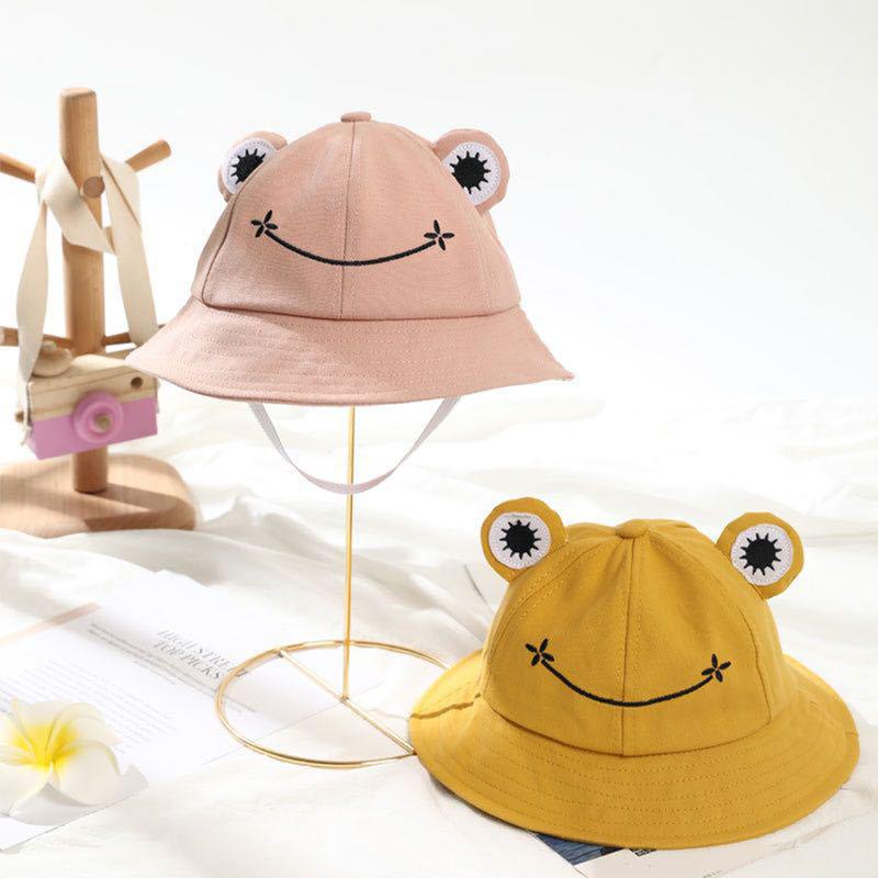 Product Introduction of Sunscreen Frog Hat Versatile Frog Design Breathable Fashion Bucket Hat Fashionable Lightweight Bucket Hat for Summer Accessory Autumn Fashion Beach 2