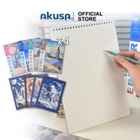 Gambar AKUSA Sketch Book / Buku Gambar Sketsa A4 Jilid Spiral Mudah Dibawa Kertas Tebal Tidak Tembus Bundle 4pcs SKB002 SKB003 - A4/24 Erroer- 4pcs dari Akusa Official Store Kota Bekasi 1 Tokopedia