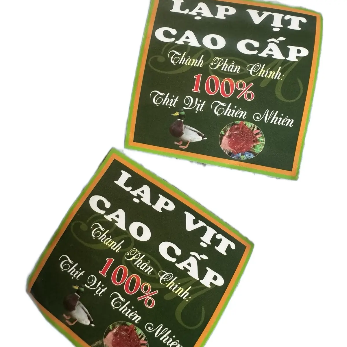 Tem dán màu xanh  có in chử V.I.T Nhãn Dán Decal Sticker