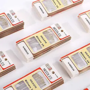 MCK - Jarum Jahit Tangan Set Isi 16pcs Jarum Benang Jahit Manual 16pcs Miliners 309 Needles Jarum sulam Jarum Jahit Set