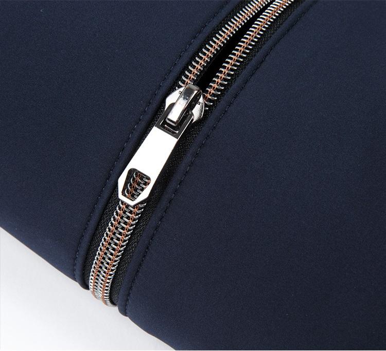 Áo khoác nam lót lông ấm áp tặng bố cổ tàu bo chun có khóa túi chống rơi đồ Ak25 Menswear Jacket Kaki áo  khoác đứng aokhoac 4