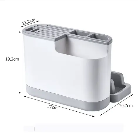 Kệ Ống Đựng Đũa, Úp Nắp Vung Tấm Thớt Hứng Nước 5