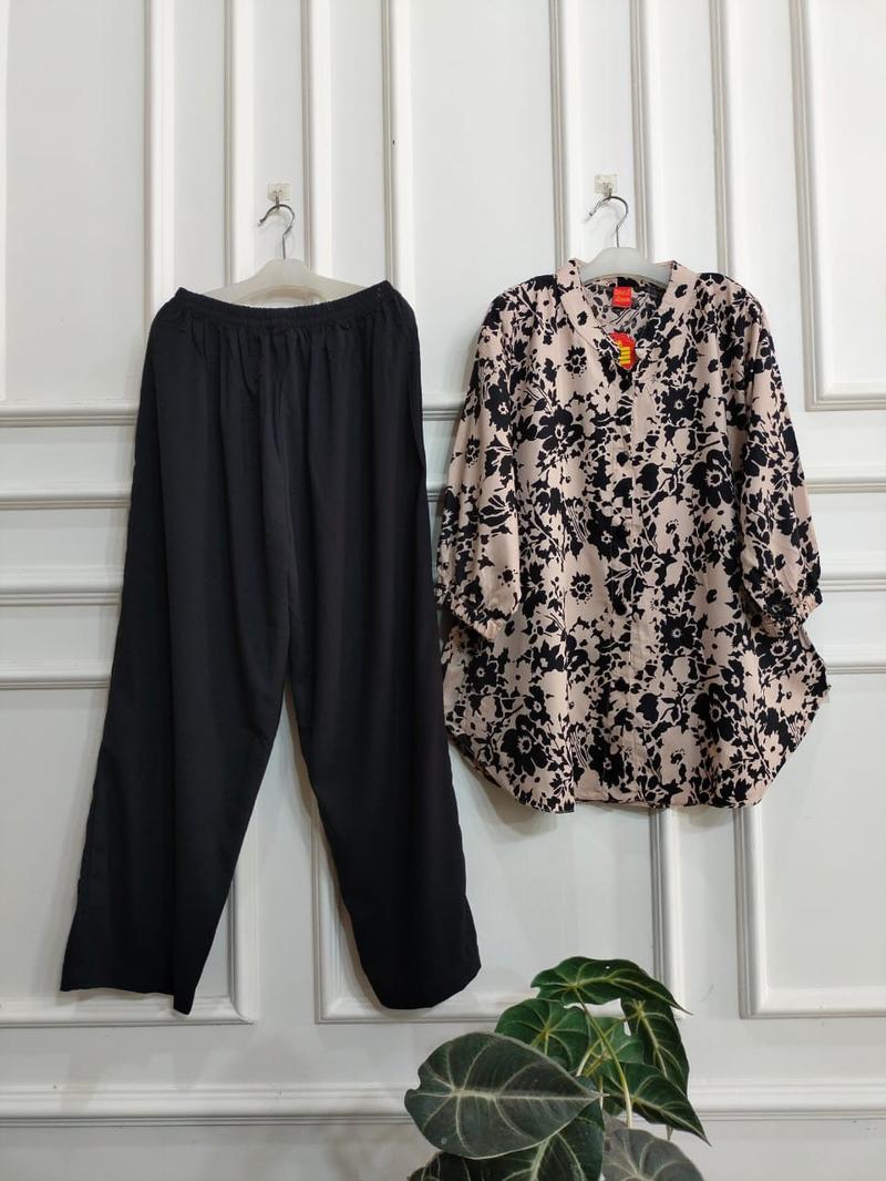 Product Introduction of SETELAN WANITA,RAYON PREMIUM,BUNGA BUNGA, 3