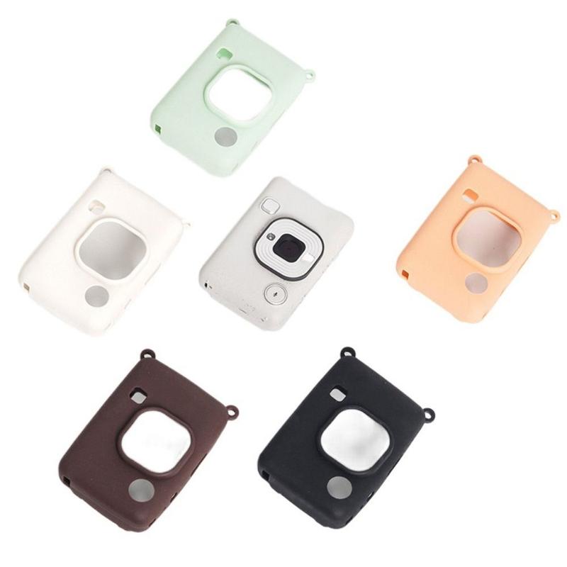 Vỏ máy ảnh Tức Thì silicon, Chống Mài Mòn, Màu Trơn Phụ kiện máy ảnh, Chống sốc, Vỏ bảo vệ mềm, cho Fujifilm Instax Mini Liplay, Năm 2024 7