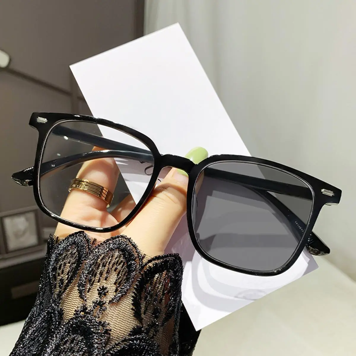 2 in 1 photochromic glasses, Anti-Radiation, for women and men, UV400