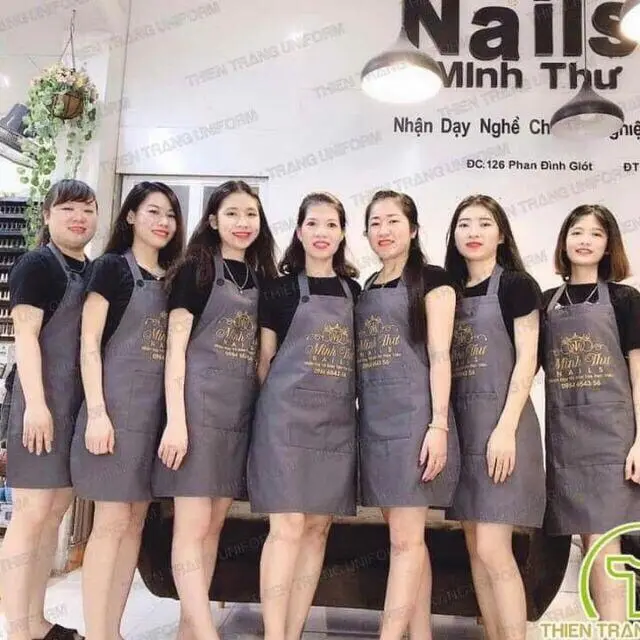 Tạp dề spa,nail,mi,tạp vụ giá rẻ....free size