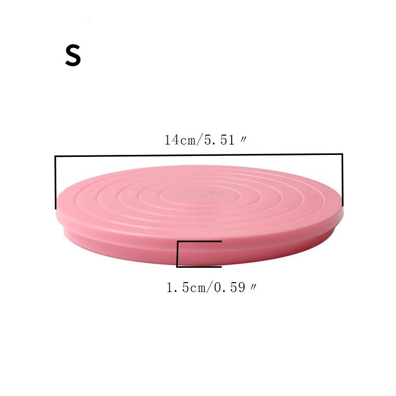 Product Introduction of Cake Making Turntable Cookie PP Plastic Decoration Tools Baking Tool Bakeware Kitchen Accessories 2